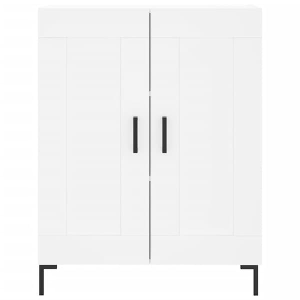 vidaXL Highboard hvit 69,5x34x180 cm konstruert tre