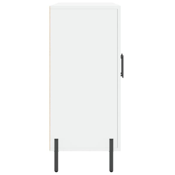 vidaXL skab 90x34x80 cm konstrueret træ hvid