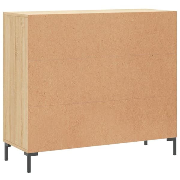 vidaXL Senkki Sonoma-tammi 90x34x80 cm tekninen puu