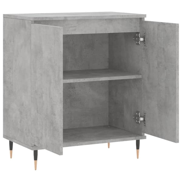 vidaXL Senkki betoninharmaa 60x35x70 cm tekninen puu