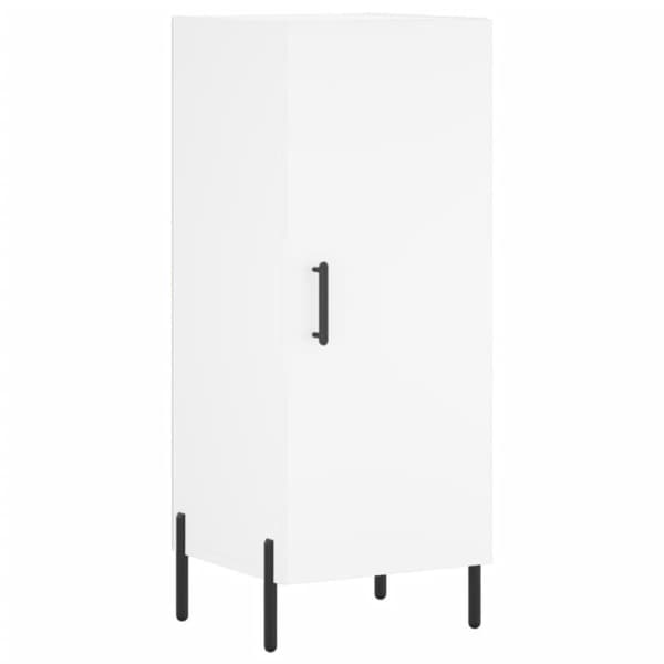 vidaXL Highboard hvit 34,5x34x180 cm konstruert tre