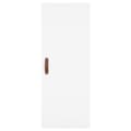 Miniatyrbilde 7 av 11: vidaXL Highboard hvit 34,5x34x180 cm konstruert tre
