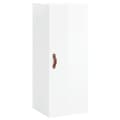 Miniatyrbilde 6 av 11: vidaXL Highboard høyglans hvit 34,5x34x180 cm konstruert tre