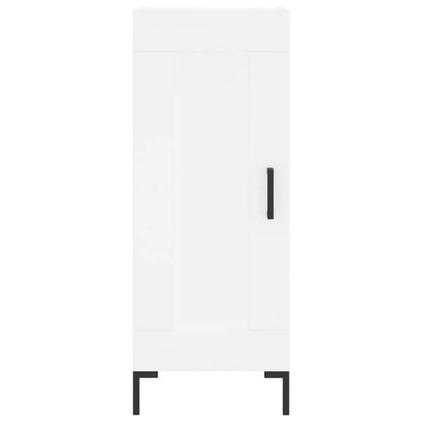 vidaXL skab 34,5x34x180 cm konstrueret træ hvid