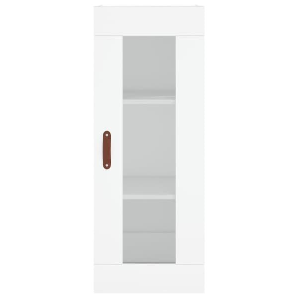 vidaXL Highboard hvit 34,5x34x180 cm konstruert tre