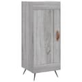 Miniatyrbilde 6 av 11: vidaXL Highboard grå sonoma 34,5x34x180 cm konstruert tre