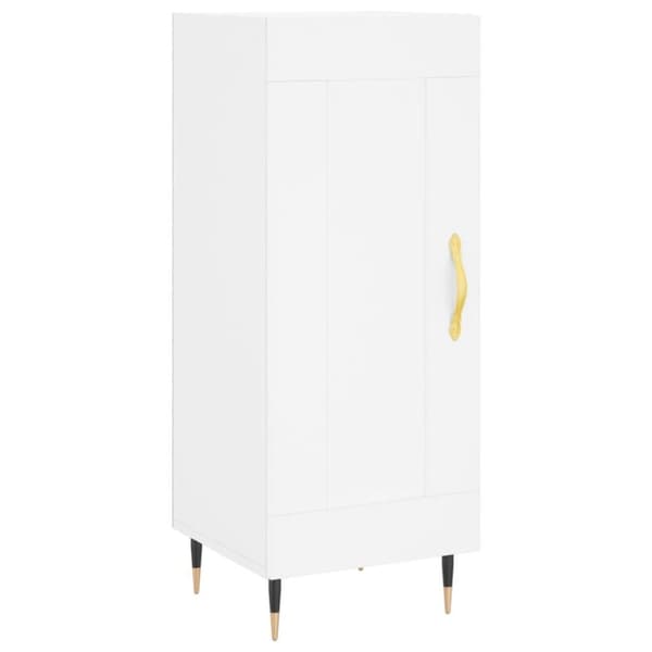 vidaXL skab 34,5x34x180 cm konstrueret træ hvid
