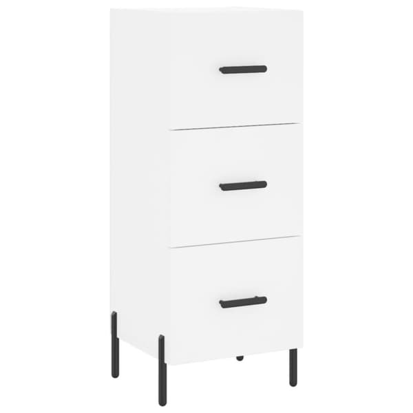 vidaXL Högskåp vit 34,5x34x180 cm konstruerat trä