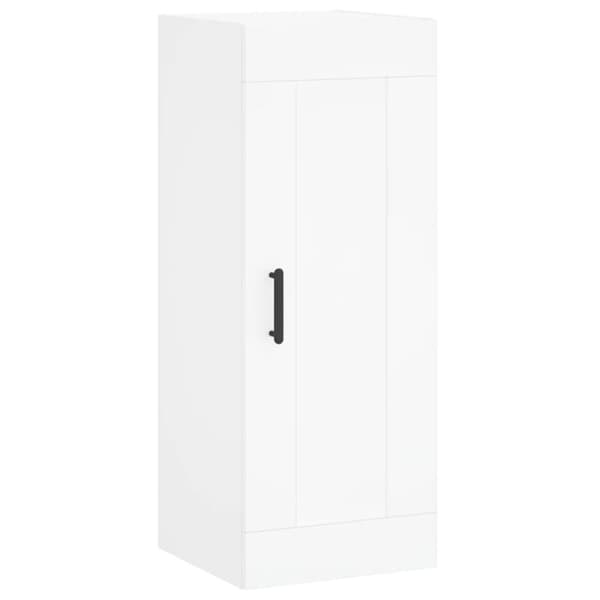 vidaXL Högskåp vit 34,5x34x180 cm konstruerat trä