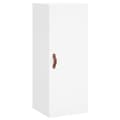 Miniatyrbillede 6 af 11: vidaXL skab 34,5x34x180 cm konstrueret træ hvid