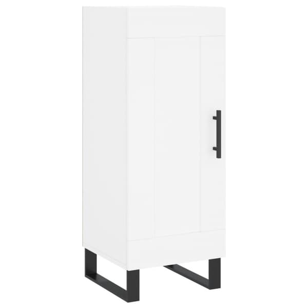 vidaXL skab 34,5x34x180 cm konstrueret træ hvid