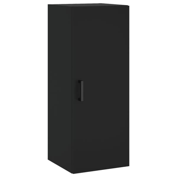 vidaXL skab 34,5x34x180 cm konstrueret træ sort
