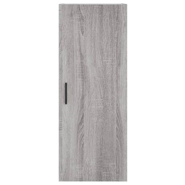 vidaXL Highboard grå sonoma 34,5x34x180 cm konstruert tre