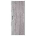 Miniatyrbilde 7 av 11: vidaXL Highboard grå sonoma 34,5x34x180 cm konstruert tre