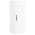 Miniatyrbilde 7 av 11: vidaXL Highboard høyglans hvit 34,5x34x180 cm konstruert tre