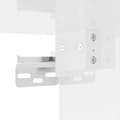 Miniatyrbilde 8 av 11: vidaXL Highboard høyglans hvit 34,5x34x180 cm konstruert tre