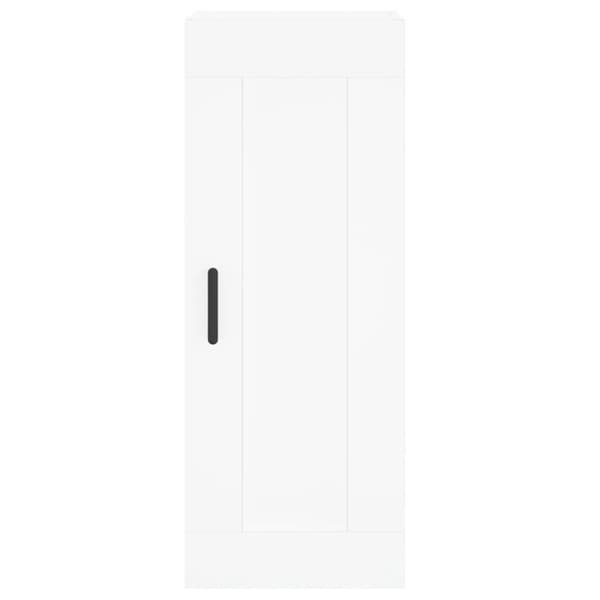 vidaXL Highboard hvit 34,5x34x180 cm konstruert tre
