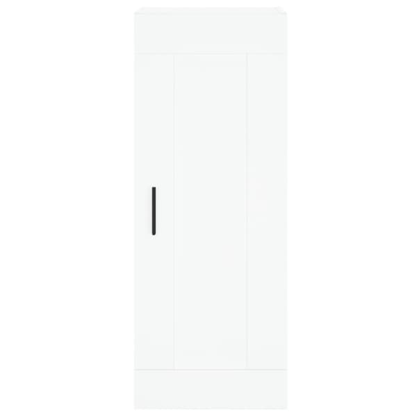 vidaXL Högskåp vit 34,5x34x180 cm konstruerat trä