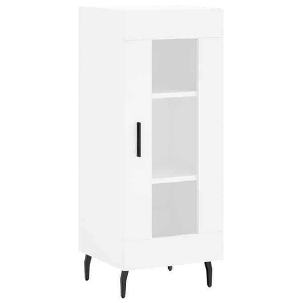 vidaXL skab 34,5x34x180 cm konstrueret træ hvid
