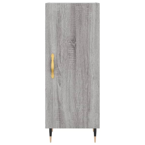 vidaXL skænk 34,5x34x90 cm konstrueret træ grå sonoma-eg