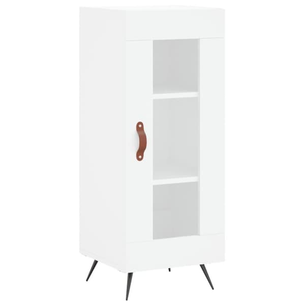 vidaXL skab 34,5x34x180 cm konstrueret træ hvid