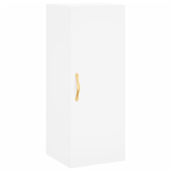 vidaXL skab 34,5x34x180 cm konstrueret træ hvid