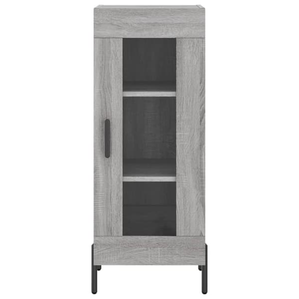 vidaXL Kaappi harmaa Sonoma 34,5x34x180 cm tekninen puu