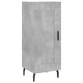 Miniatyrbilde 4 av 11: vidaXL Highboard betonggrå 34,5x34x180 cm konstruert tre