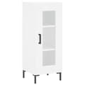 Miniatyrbilde 5 av 11: vidaXL Highboard hvit 34,5x34x180 cm konstruert tre