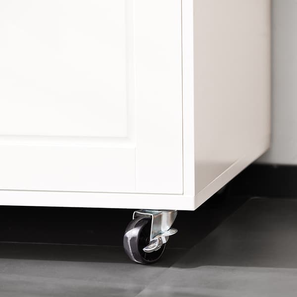SoBuy Kökshylla Mikrovågsskåp Köksskåp med hjul Sideboard FSB78