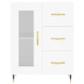 Miniatyrbilde 8 av 11: vidaXL Highboard hvit 69,5x34x180 cm konstruert tre