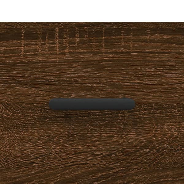vidaXL Kaappi ruskea tammi 69,5x34x180 cm tekninen puu