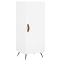 Miniatyrbillede 7 af 11: vidaXL skab 34,5x34x180 cm konstrueret træ hvid