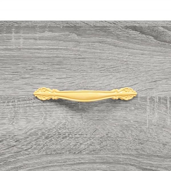 vidaXL Highboard grå sonoma 69,5x34x180 cm konstruert tre