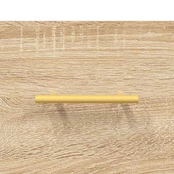 vidaXL højskab 69,5x34x180 cm konstrueret træ sonoma-eg