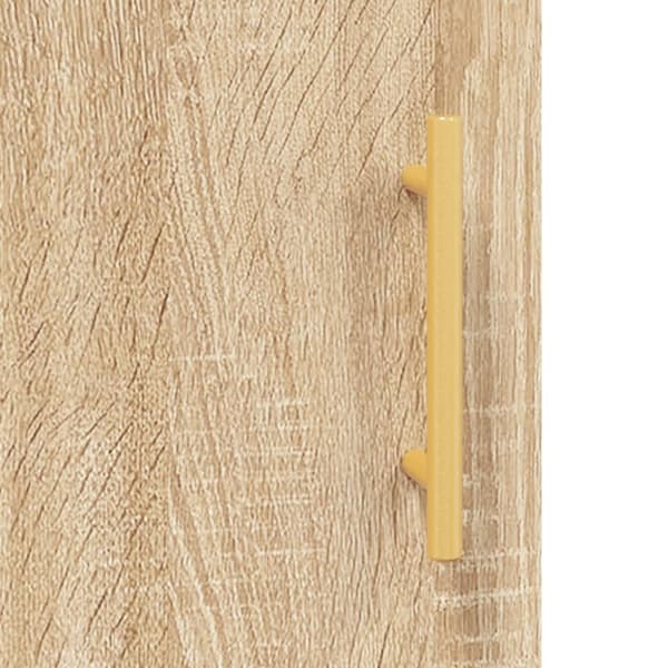 vidaXL højskab 69,5x34x180 cm konstrueret træ sonoma-eg