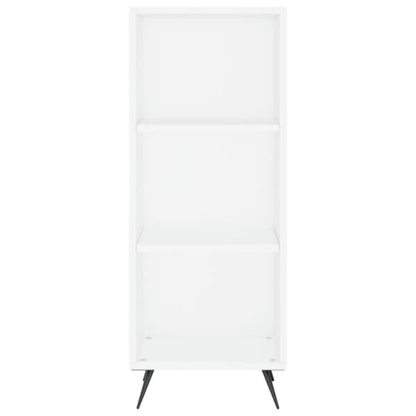 vidaXL Högskåp vit 34,5x34x180 cm konstruerat trä