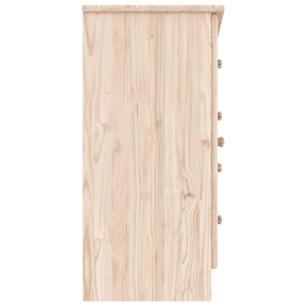 vidaXL Skjenk ALTA 77x35x73 cm heltre furu