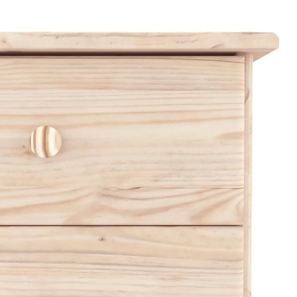 vidaXL Skänk ALTA 77x35x73 cm massiv furu