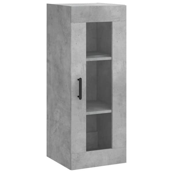 vidaXL skab 34,5x34x180 cm konstrueret træ betongrå