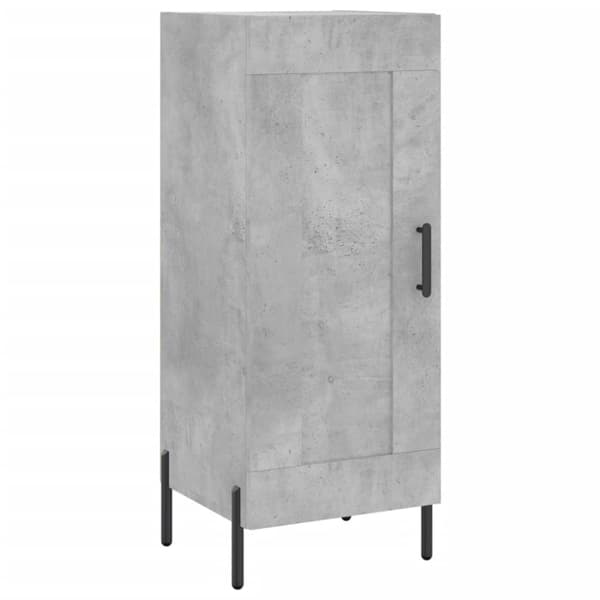 vidaXL skab 34,5x34x180 cm konstrueret træ betongrå