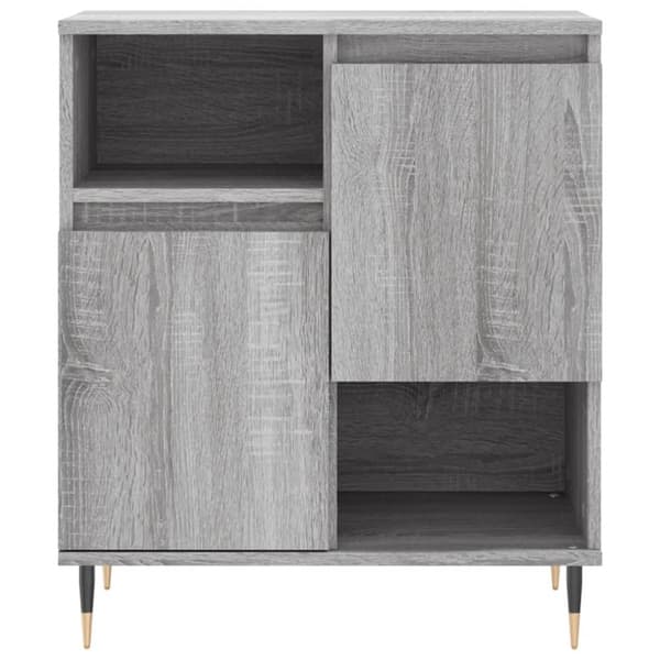 vidaXL Senkit 3 kpl harmaa Sonoma tekninen puu
