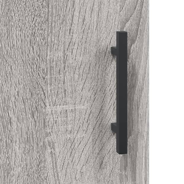 vidaXL Highboard grå sonoma 34,5x34x180 cm konstruert tre