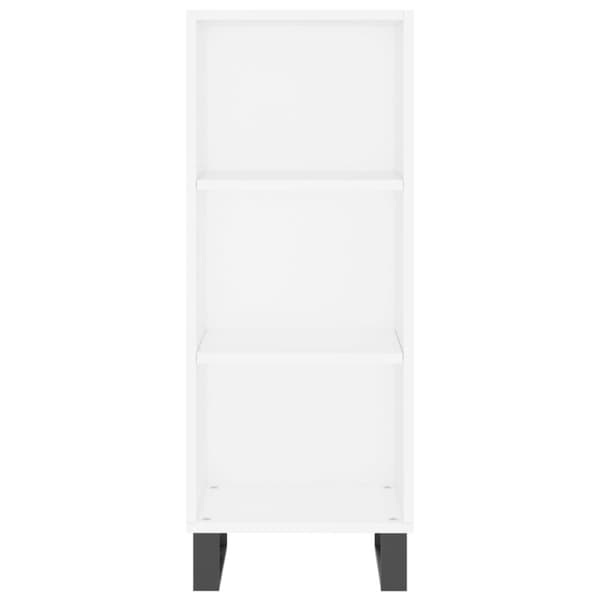 vidaXL skab 34,5x34x180 cm konstrueret træ hvid