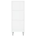 Miniatyrbilde 6 av 11: vidaXL Highboard hvit 34,5x34x180 cm konstruert tre