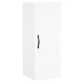 Miniatyrbilde 8 av 11: vidaXL Highboard hvit 34,5x34x180 cm konstruert tre
