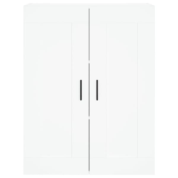 vidaXL Högskåp vit 69,5x34x180 cm konstruerat trä
