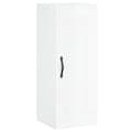 Miniatyrbilde 7 av 11: vidaXL Highboard høyglans hvit 34,5x34x180 cm konstruert tre