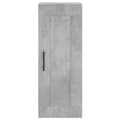 Miniatyrbilde 7 av 11: vidaXL Highboard betonggrå 34,5x34x180 cm konstruert tre