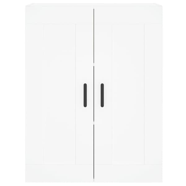 vidaXL højskab 69,5x34x180 cm konstrueret træ hvid